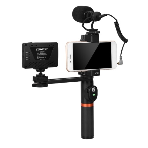 ViewFlex VF-H6 Smartphone Video Rig Hand Grip Handle Stabilizer Kit