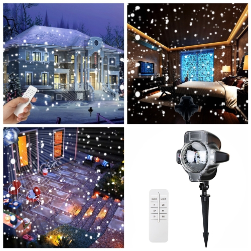 Tomshine IP44 Étanche LED Flocon de neige Projecteur Lumière