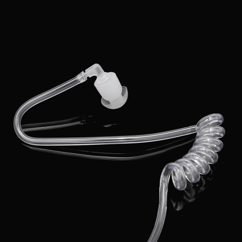 Walkie Talkie Heaphones Auricular acústico oculto de 2 pines con micrófono para PTT para Kenwood BAOFENG Retevis Radio de dos vías Walkie Talkie K Plug