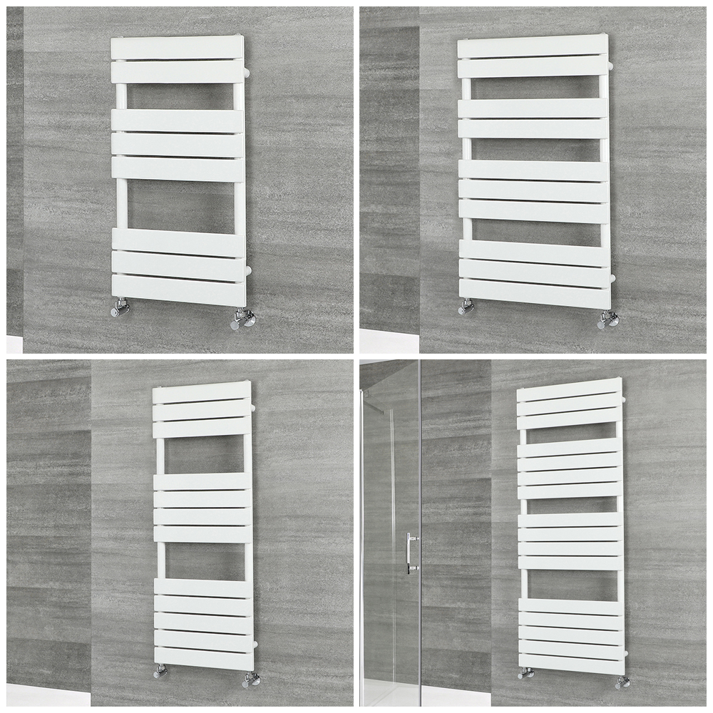 Radiador Toallero de Diseño - Paneles Planos - Blanco - Lustro