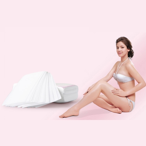 100pcs profesional Facial o depilación de cuerpo depilatoria cera depiladora tira papel rollo de papel encerado