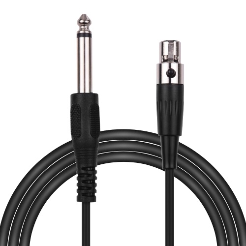 Conector Mini XLR de 3 pines (TA3F) A conector de 1/4 de pulgada