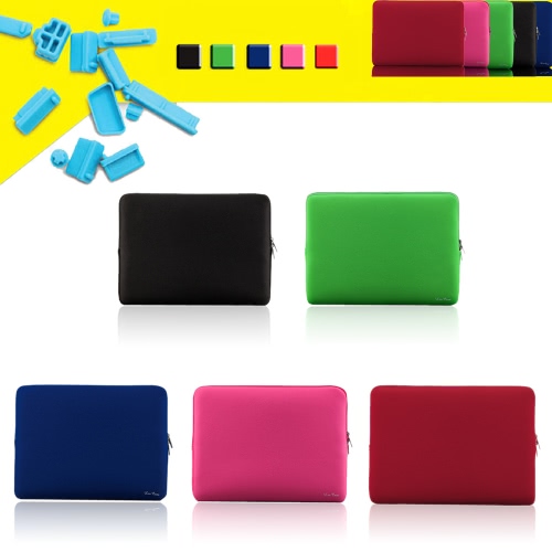 Fermeture à glissière housse de sac manchon souple pour MacBook Air Pro rétine Ultrabook ordinateur portable 13 pouces 13,3 13