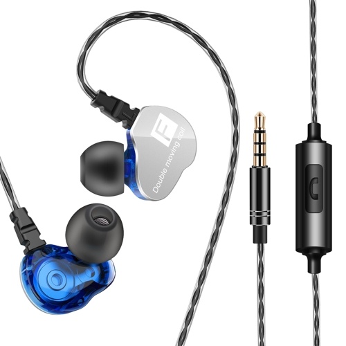 QKZ CK9 3.5mm con cable dentro de los auriculares