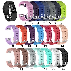 Replacement Bands for Fitbit Charge 2, Soft Breathable Silicone Adjustable Classic Bands for Fitbit Charge 2,Women Men Lightinthebox