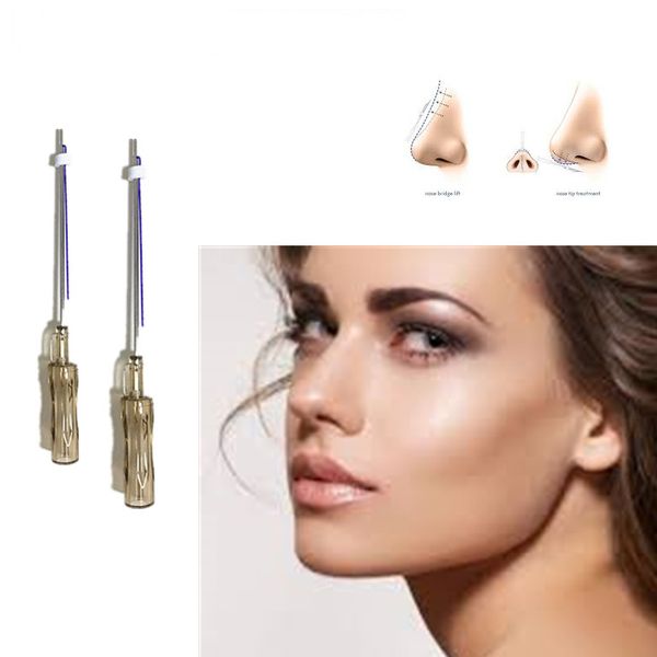 2023 Tattoos hot nose thread 19G 38mm 19g50mm pdo thread pcl hilos face use lift hilo nariz blunt needle sterile surgical suture online to buy