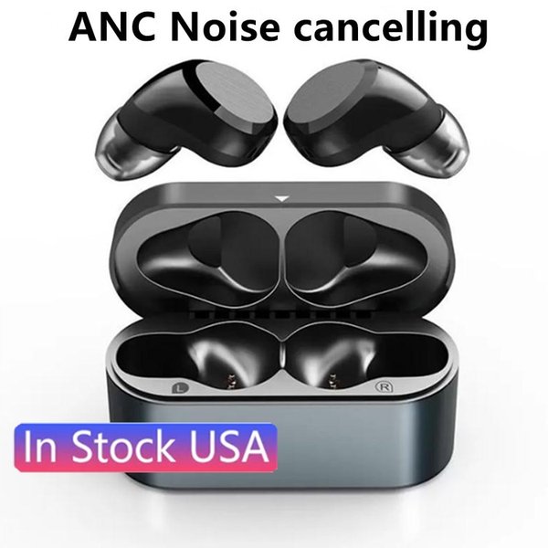 Wireless Earphone earphones Chip Transparency Metal Rename GPS Wireless Charging Bluetooth Headphones Generation In-Ear Detection For Cell Phone SmartPhone USPS