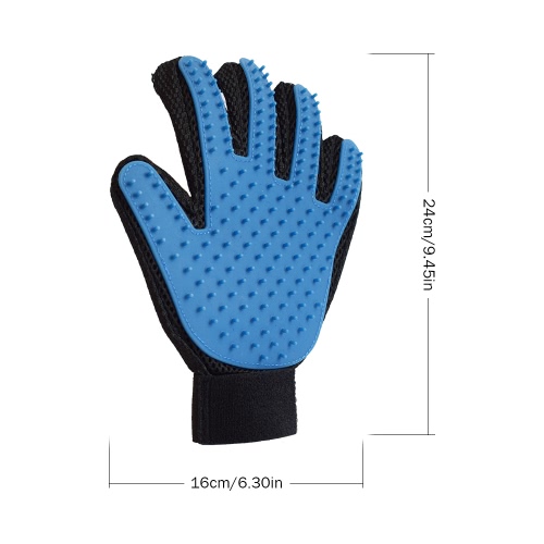 2 PCS Pet Dog Brush Glove Dog Hair Removal Grooming Glove Massage Cleaning Hair Brush For Dogs or Cats