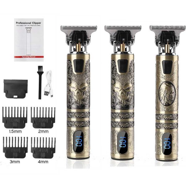 2021 USB Hair Clipper Professional Electric Hair Trimmer Barber Shaver Trimmer Beard 0mm Men Hair Cutting Machine For Men X0625
