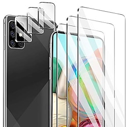 3 ensembles Téléphoner Protection Écran  Protecteur D'objectif D'appareil Photo Pour Samsung Galaxy S22 Ultra Plus S21 FE S20 A72 A52 A42 S10 Note 20 10 Ultra Plus A71 A51 A31 Verre Trempé Haute miniinthebox