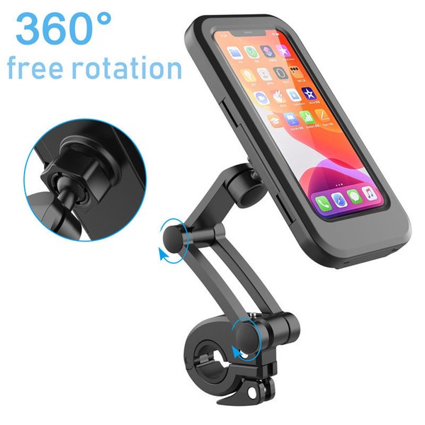 Bicycle Motorcycle Mobile Phone Holder Mobile Case Folding Mobile Phones Navigation Magnetic Bag