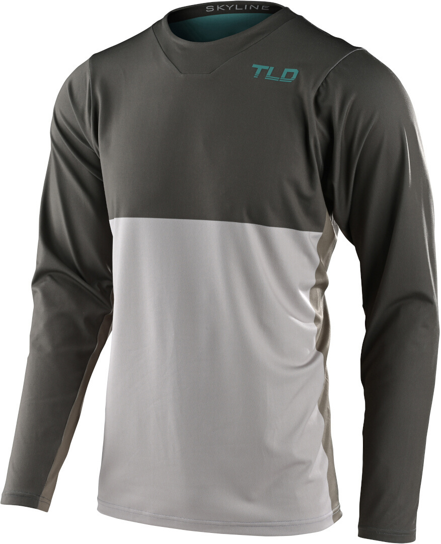 Troy Lee Designs Skyline Chill Breaks Bicycle Jersey, grey-blue, Size L, grey-blue, Size L