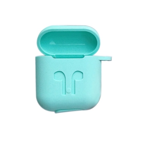Funda de silicona para Apple AirPods Inalámbrico BT Auricular Caja de almacenamiento protectora Funda