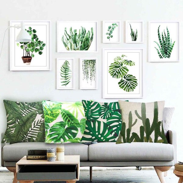 Cushion/Decorative Pillow 1pcs 45x45cm Decorative Linen Throw Covers Cushion Cover For Chair/Sofa/Bed/Car
