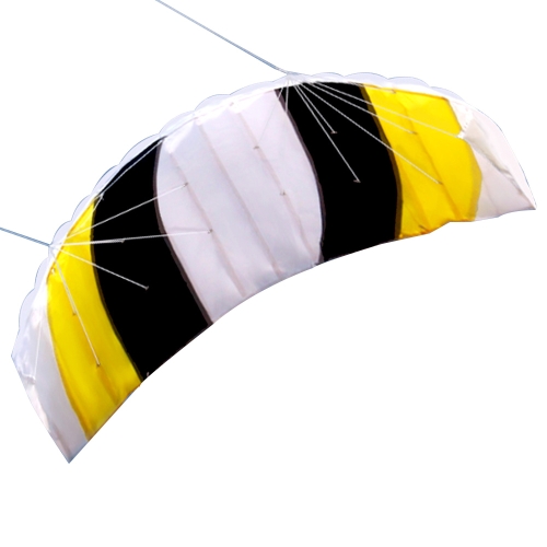 Línea Dual Stunt Parafoil Kite Deportes al aire libre Fun Beach Flying Kite Toy con línea 30M