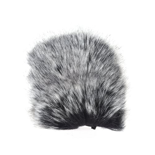 Micrófono al aire libre pequeño del micrófono Mic Furry Parabrisas Muñeca de la cubierta del parabrisas para SHENGGU SG-107 / SG109 u otros 6 * 5cm / 2.4 * 2in (L * D) Micrófonos compactos