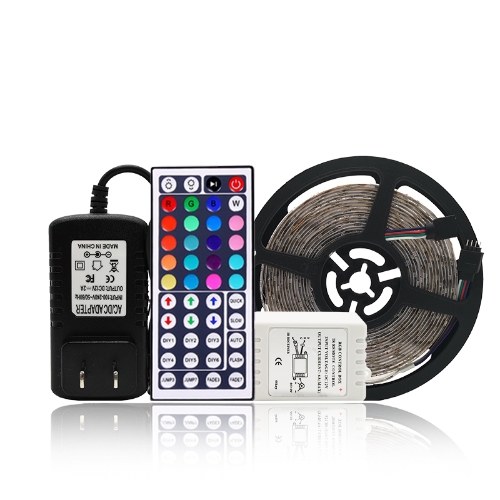 Tira de iluminación DIY 110V 5M con control remoto y Paster