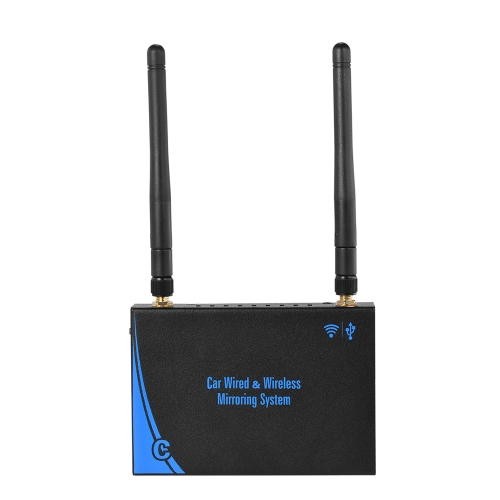 PTV888 Car WiFi Display Dongle Wired & Wireless Mirroring System Receiver 5G / 2.4G WiFi Linux System Airplay Mirroring Miracast DLNA Airsharing HD 1080P for HDTV Smart Phones Notebook Tablet PC