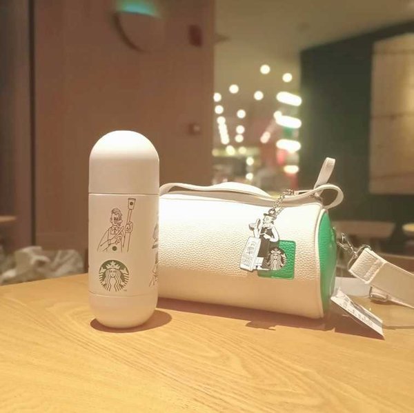 Starbucks 2022 tiger year cup coffee family capsule shaped thermos laser accompanying drinking