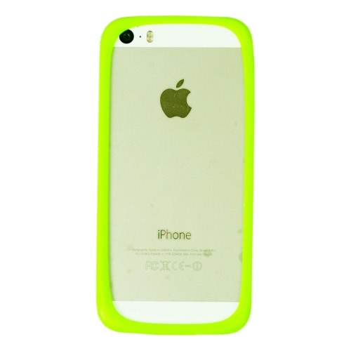 Multi fonction anneau magique pare-chocs Housse étui case Silicone pour Apple IPhone 5/5S/6G Samsung S3/S4/S5 vert