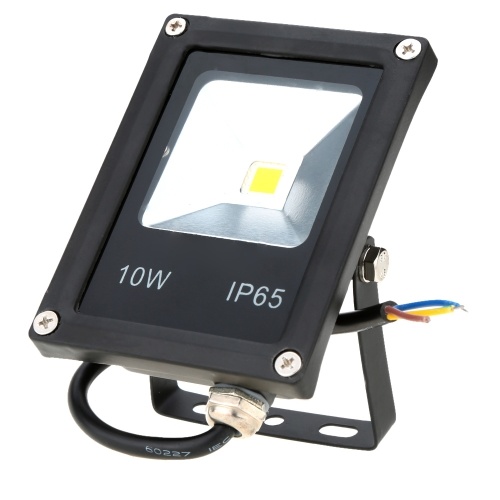 Lixada verdadera potencia 10W 85-265V AC IP65 ultrafino LED Flood luz con juego al aire libre jardín túnel Plaza patio paisaje iluminación CE RoHs