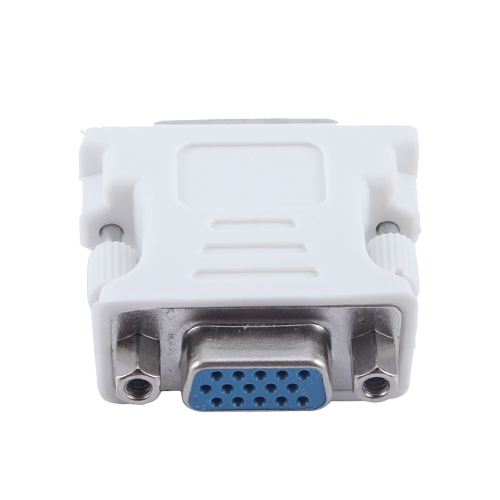 DVI-I 24 + 5 Pin DVI macho a VGA Female Video Converter HD Adaptador para PC portátil HDTV LCD DVD Computer Graphics Projector
