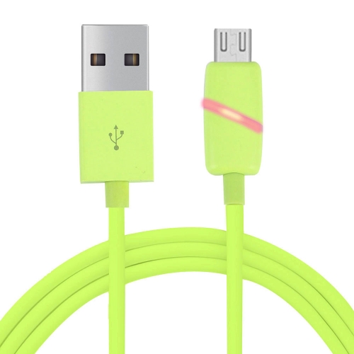 Cable de datos de luz de respiración inteligente micro USB Cable de carga de USB micro sin enredos durable para Android Samsung Nokia Sony Huawei