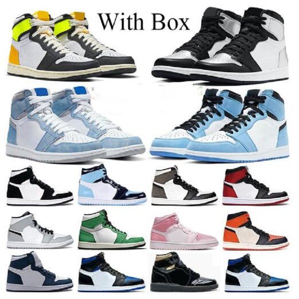 White 4 Men 1 1s University Blue Basketball Shoes Hyper royal Top 3 shadow 2.0 dark mocha light smoke grey UNC mens women sneakers