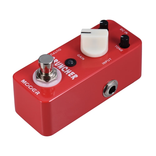 MOOER CRUNCHER High Gain Distortion Guitar Effect Pedal True Bypass Full Metal Shell