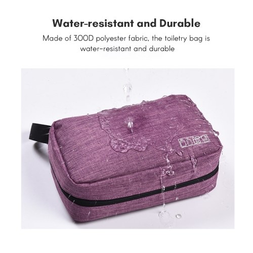 Sac de Toilerie portable de grande capacité avec sac de voyage à crochet suspendu