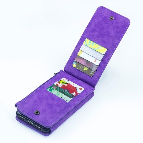 For LG G5 G6 Multifunction Zipper Wallet Magnet Protective Phone Card Case Detachable Flip PU Leather Cover Stylish Anti-scratch