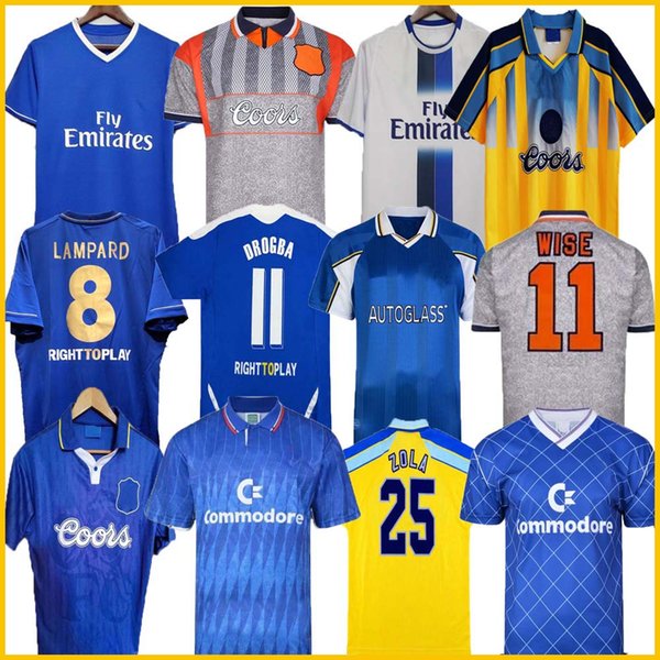 CFC 2011 Retro Soccer Jersey Lampard Torres Drogba 11 12 13 Final 94 95 96 97 98 99 Football Shirts Camiseta WISE 03 05 06 07 08 COLE ZOLA Vialli 07 08 01 03 HUGHES GULLIT