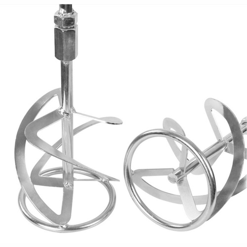 Mélangeur en spirale de revêtement de peinture de mastic de ciment de tige d'agitation de tête filetée de type S pour la tige mécanique