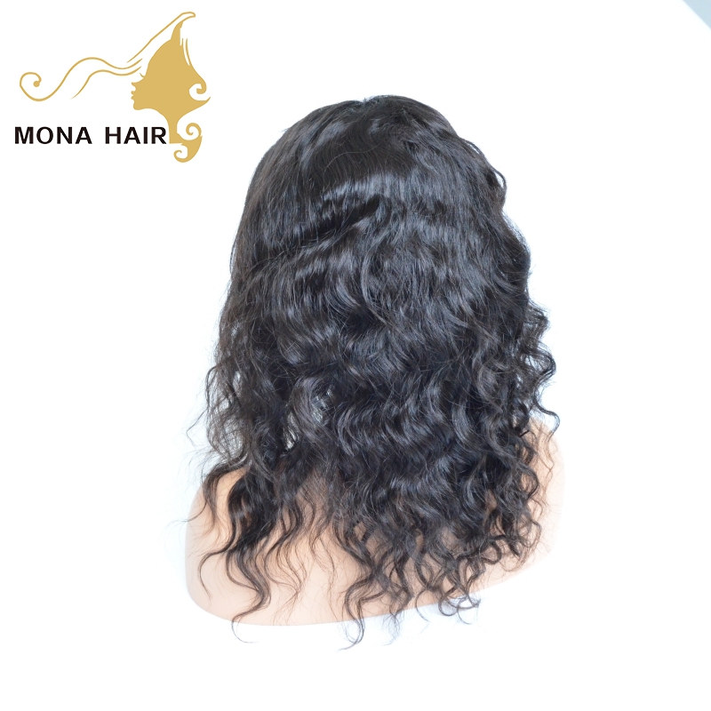 Raw human hair 130% 150% 180% density full lace wig with baby hair