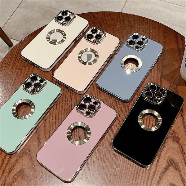 Magsoge electroplate Magnetic Phone Cases for iPhone 14 13 12 11 Pro Max Mini XR XS X 8 7 Plus Compatible Magsafe Charger cd cases with camera protection