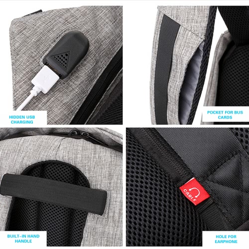 Backpack Casual Daypack for Women School Girls and Boys Laptop Bag Different Colors Available Great for 4 Seasons with USB Connection Purple