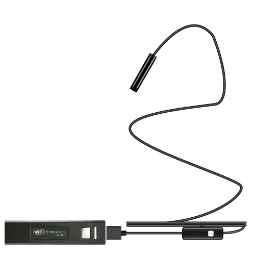 Cámara de endoscopio WIFI 1M Cable suave Cámara de inspección de 2.0 megapíxeles