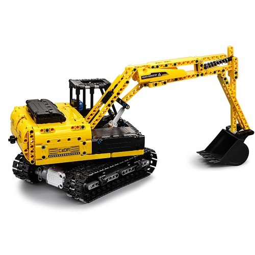 DOBLE E C51057 2.4GHz 1:20 4WD 544pcs Bloques de construcción de excavadora de cadenas