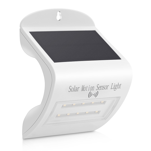 Solar Powered LED Radar Motion Smart Sensor Light  with Wide Illumination Angle Rechargable SMD 2835 Water Resistance IP65 for Outdoors Corridor Balcony Parking lot Courtyard