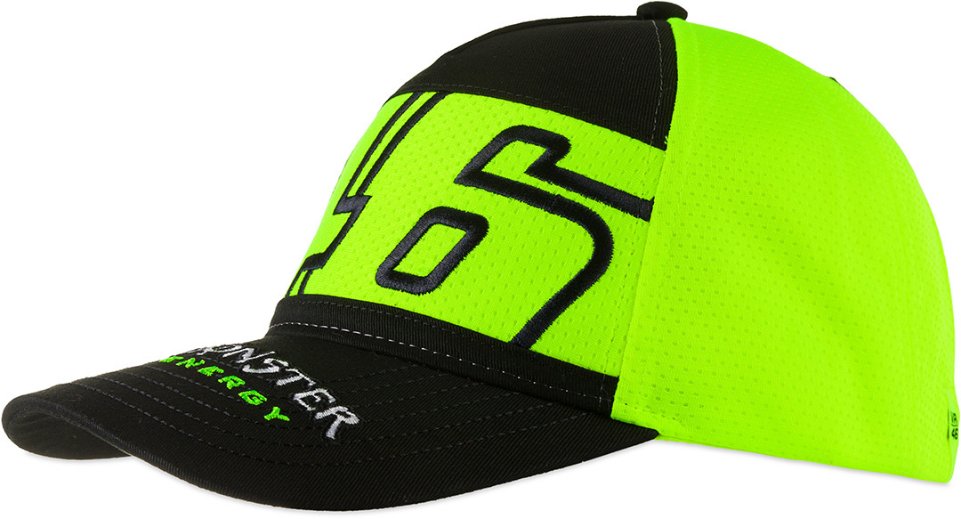 VR46 Monster Dual casquette Noir Vert unique taille