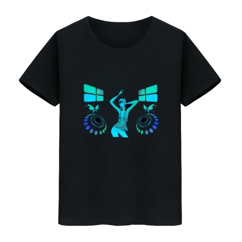 Camiseta LED Flash activado por voz