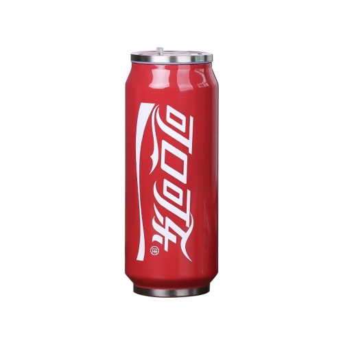 Acero inoxidable portátil creativo latas taza de vacío