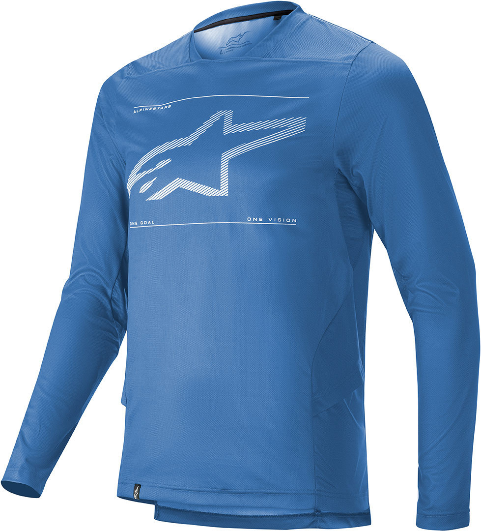 Alpinestars Drop 6.0 Maillot de vélo LS Bleu 2XL