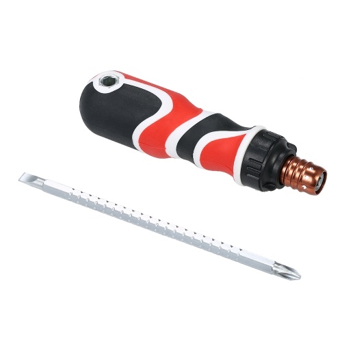 PENGGONG 2 en 1 bidirectionnelle bidirectionnelle douille tournevis hexagone réglable tournevis bits magnétique multi-outil réparation outils à main