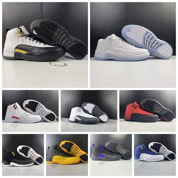 2021 12S Basketball Shoes Royalty Utility Dark Twist Concord Gym Red Easter OVO White Jumpman Leather Real Carbon Fiber Mens Athletic Trainers Sports Sneakers 7-13