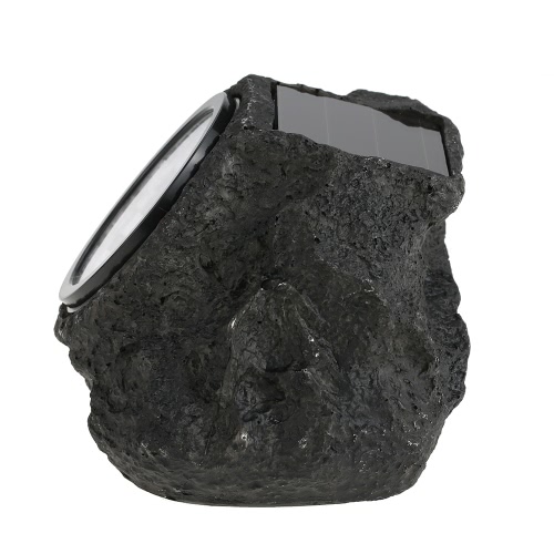 4LED IP65 Water Resistant Artificial Stone Solar Powered Lawn Light Sensor