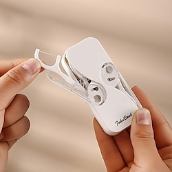 1pc Mini Portable Dental Floss Case, Portable Floss Dispenser, Automatic Pop-Up Floss Storage Box, Floss Stick Container Lightinthebox