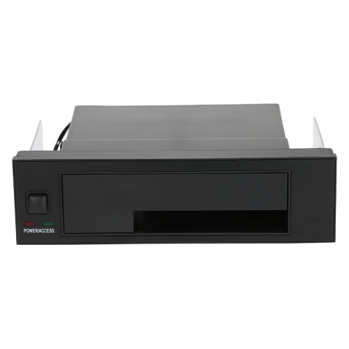 Montaje del rack simple interior de la bahía móvil con luz indicadora LED Soporte de intercambio en caliente de 2,5 / 3.5inches disco duro SATA SSD Fit PC 5.25 '' Bay