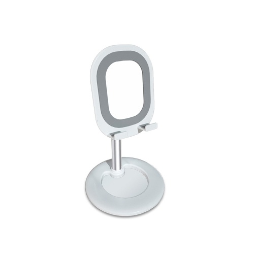 F012 Support de support de bureau pour téléphone multi-angle Support de tablette portable en alliage d'aluminium Compatible avec tous les iPhone Smart Cell Phone Tablet iPad pour lit