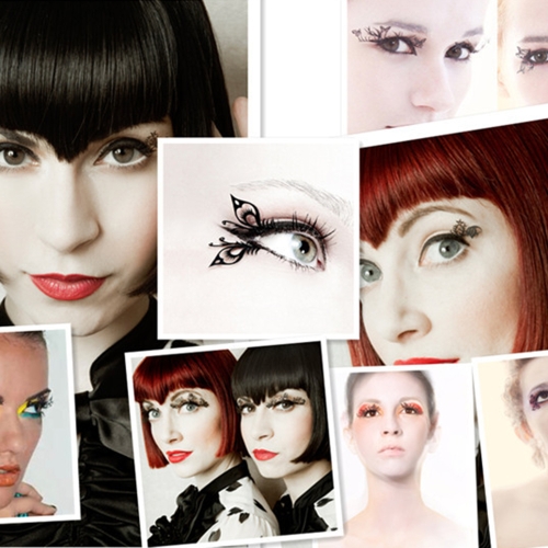 Sexy Slim Artistic Creative Open Work Butterfly False Fake Eyelashes